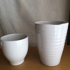 陶器鉢　2個セット　白