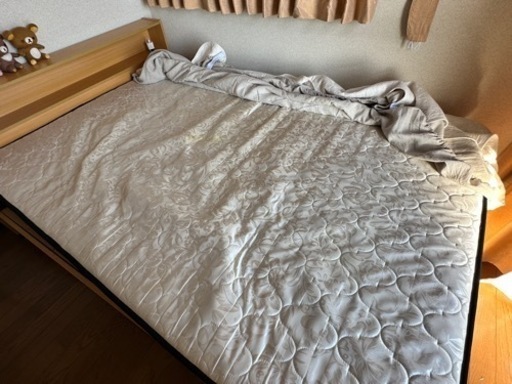 商談中 ダブルベッドフレーム \u0026 マットレス - マットレス 