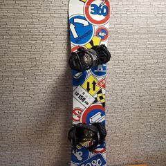 OXYGEN 雪山 スノーボード150㎝ 4点セット