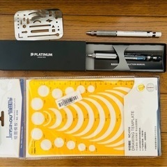 製図版　勾配定規　他