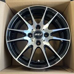 B.S.J WHEELS S-02 5.5J-14インチ 4/1...