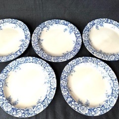 皿　花柄　5枚　T&T　テーブルコレクションデザート皿サラダTO...