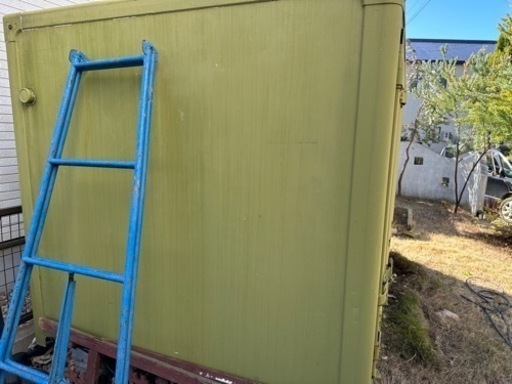 コンテナ 倉庫 カーキ グリーン 自作塗装