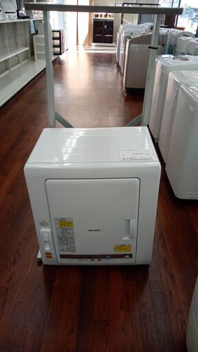 ★ジモティ割あり★ SHARP 衣類乾燥機 6.0ｋｇ 21年製 動作確認／クリーニング済み TJ3701