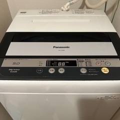 洗濯機　Panasonic 【お譲り先決まりました】