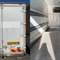 No.829 保冷バン 4ｔ 車  アルミ 箱 バイク 倉庫 トラック コンテナ 米 保管庫 物置 DIY