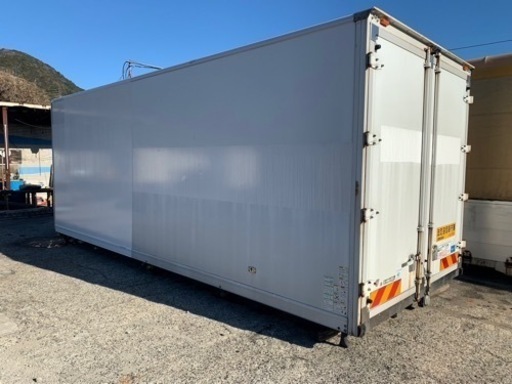 No.829 保冷バン 4ｔ 車  アルミ 箱 バイク 倉庫 トラック コンテナ 米 保管庫 物置 DIY