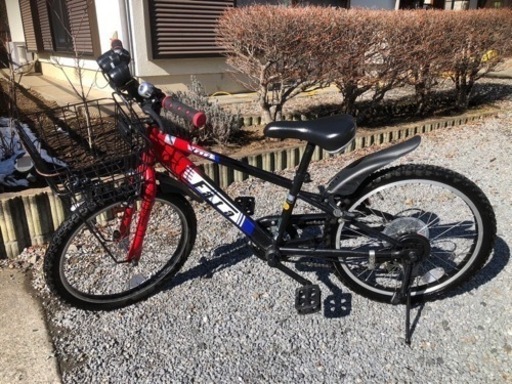 20インチ　自転車　6速ギア