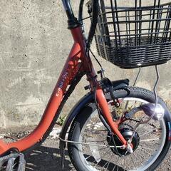 B242 イーパートン☆ロータイプ電動アシスト三輪車☆適応身長130cm～