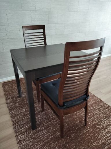IKEAダイニングテーブル＆NITORIダイニングチェア