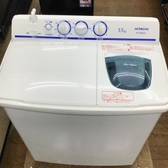 #A-44【ご来店頂ける方限定】HITACHIの２槽式洗濯機です