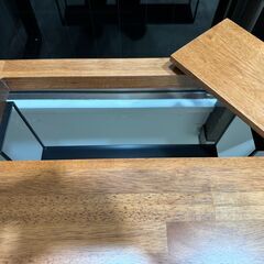 【ほぼ未使用】KANADEMONO ラバーウッド ブラウン 配線トレー付き①