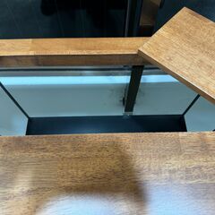 【ほぼ未使用】KANADEMONO ラバーウッド ブラウン 配線トレー付き②