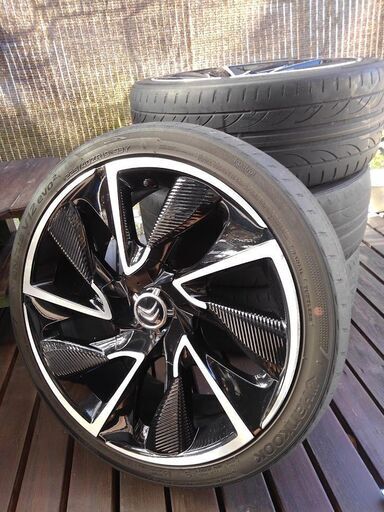 シトロエンDS4《純正》19インチ8J中古タイヤ・ホイール4本【引取限定  