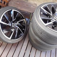 シトロエンDS4《純正》19インチ８J　中古タイヤ・ホイール4本【引取限定】