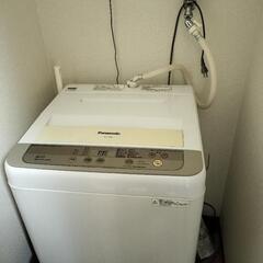 【Panasonic】洗濯機6.0kg　NA-F60B9