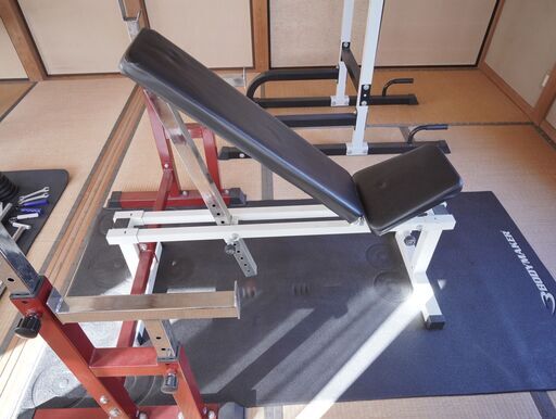 ベンチプレス用ベンチ及びバーベルシャフト他筋トレ用品各種【3  