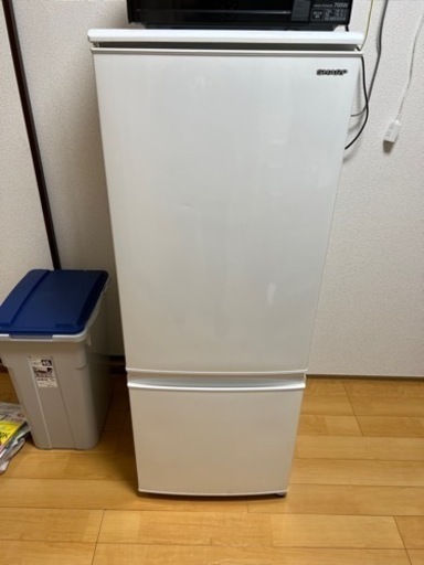 2ドア冷蔵庫 SHARP 2018年製 167L