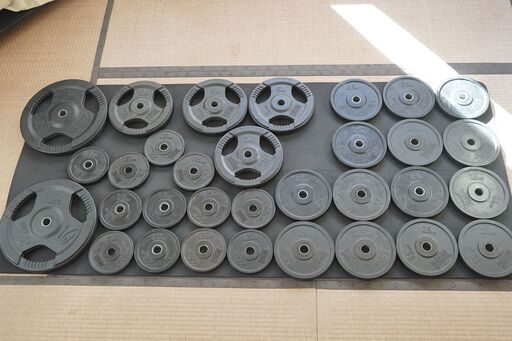 ベンチプレス用ベンチ及びバーベルシャフト他筋トレ用品各種【3  