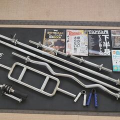 ベンチプレス用ベンチ及びバーベルシャフト他筋トレ用品各種【3万円・運搬できる車所有の方に限る・引き渡しは土日の正午まで】