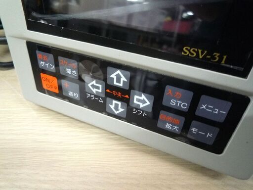 ジャンク品 SONIX 液晶 魚群探知機 SSV-31 KODEN マリーンレーダー