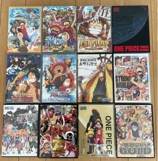 DVD ワンピース 12本（映画［劇場版］ \u0026 連動TVスペシャル）