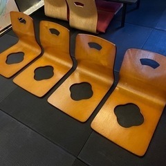 和食店で使ってた座椅子4つセット