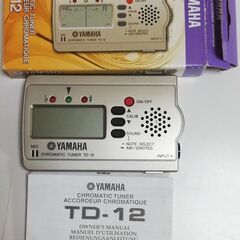 YAMAHA   CHROMATIC TUNER  TD-12 ...