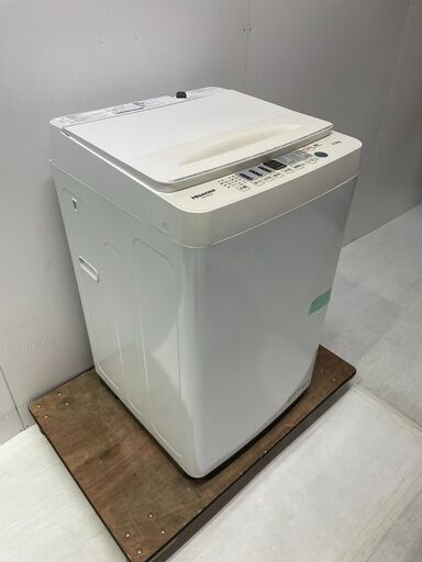 Hisense2021年製4.5㎏洗濯機（分解清掃済み！）（福岡市内配達、設置無料）6ヶ月保証付き！（JM-63）