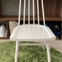 無料⭐︎【ベルメゾン】白い木製椅子