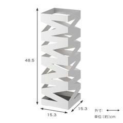 傘立て ホワイト 約8本収納可 スリム 傘 かさ立て かさ アン...