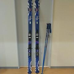 SALOMON スキー板 ストックセット170 大人 雪 ボード