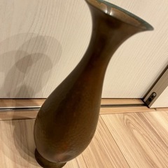 花瓶 レトロ アンティーク 銅(？)