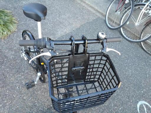 中古自転車2874 前後タイヤ新品！ 折り畳み 20インチ 6段ギヤ