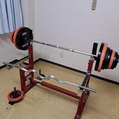 ✨ベンチプレス プレート、ラック シャフト