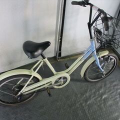 D249☆10000円☆ ミニベロ中古自転車 BS ベガス ブルー ホワイト【20