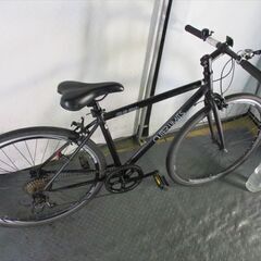 D253☆12800円☆整備済み スポーツ中古自転車 ブラック 46cm 6段