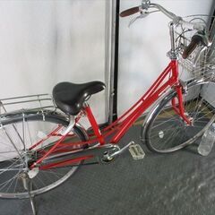 Ｄ257　★限定特価　整備済み★ブリヂストン　ロココ　レッド★ 中古自転車 【　27インチ　 】