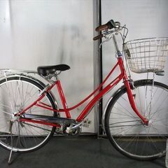 Ｄ257　★限定特価　整備済み★ブリヂストン　ロココ　レッド★ 中古自転車 【　27インチ　 】