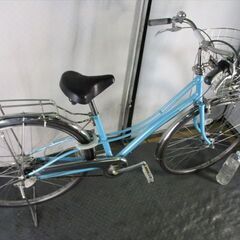 Ｄ260　★限定特価　整備済み★ブリヂストン　ロココ　ブルー★ 中古自転車 【27インチ 】