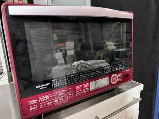 2017年製SHARP シャープ 電子レンジ RE-SS10B-R