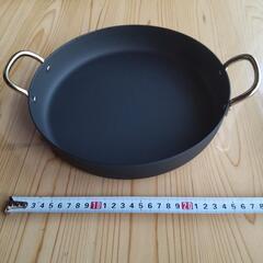 ⑧　新品　未使用　すき焼き鍋　直径25cm 高さ5cm