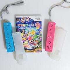 Wii　ソフト１本（マリオパーティ９ ）＆　コントローラー２本