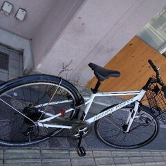 OFFICEPRESS TR[オフィスプレス トレッキング]700c クロスバイク 7speed/LEDオート/ホワイト