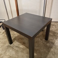 《美品》IKEA値下げ｛2台｝黒ローテーブル55✖️55✖️45...