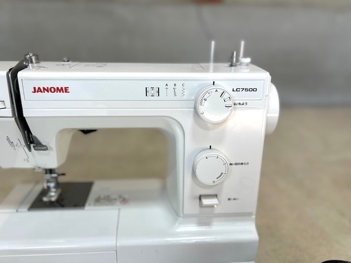 janome lc7500 ミシン 稼働 渋く
