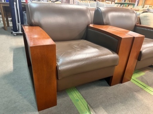 美品 内田洋行 5点 応接セット ミーティング 2人掛け 一人掛け
