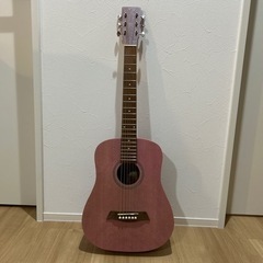 s.yairi ミニアコースティックギター　ピンク