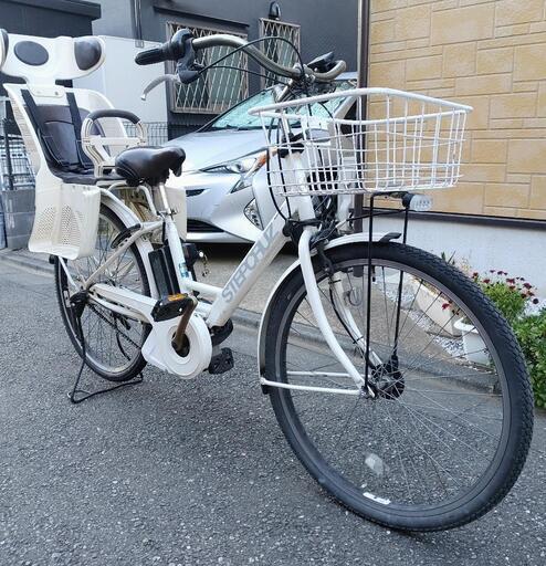 地域限定送料無料 ステップクルーズ 新基準 8,7AH 緑 神戸市 電動