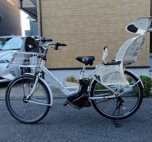 値下げしました！電動アシスト自転車　ブリヂストン　ステップクルーズ　白　26インチ　バッテリー大容量12.5Ah　充電器付き